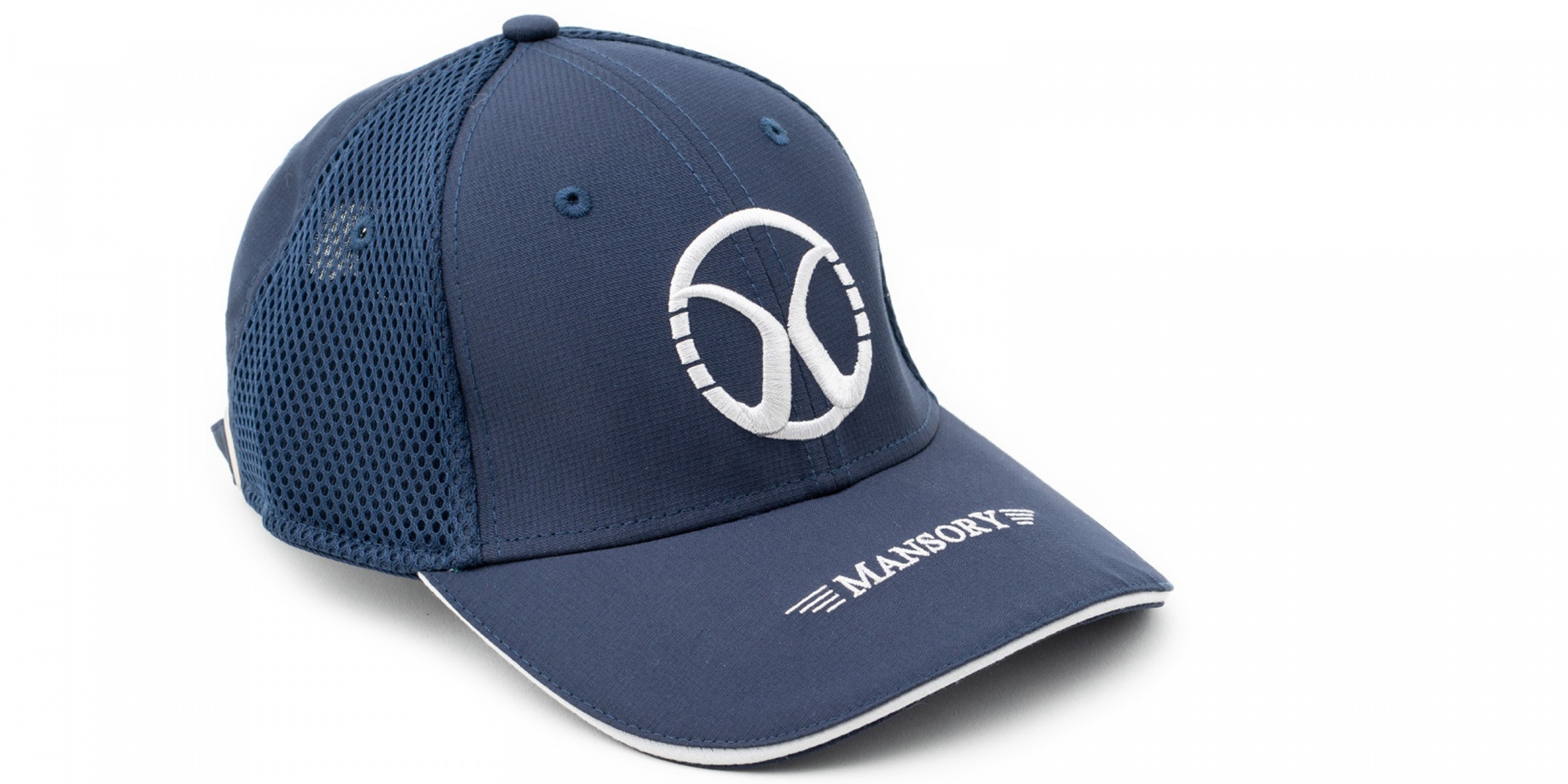 Baseballcap mesh Navy / Silver | Mansory