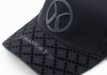 Baseballcap flock Black / Carbon / Red | Mansory